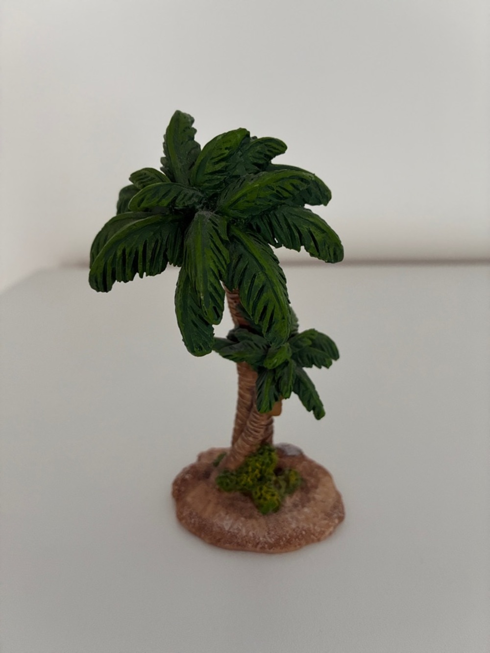 Mini Palm Tree Sculpture - Green Decorative Home Art